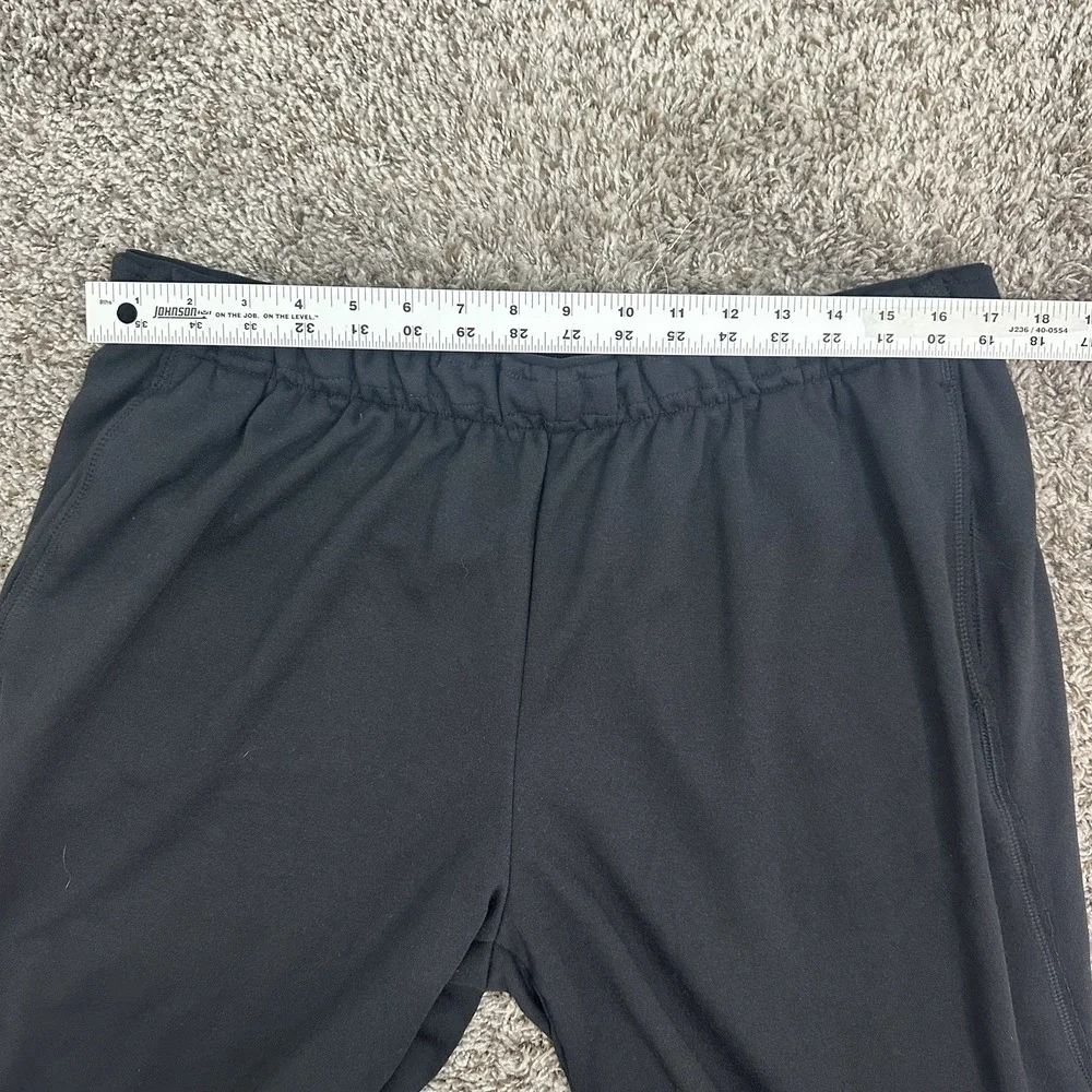 Nike Mens Solid Soft Sportswear Club Fleece Joggers Black Size XL Lounge Tapered